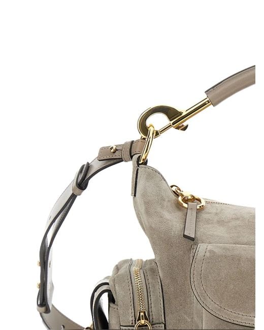Chloé Suède Cameratas in het Metallic
