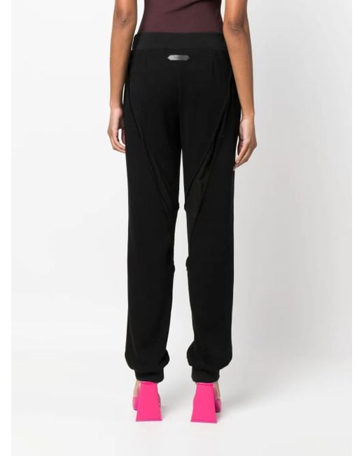 Tom Ford Black Panelled Cotton Track Pants