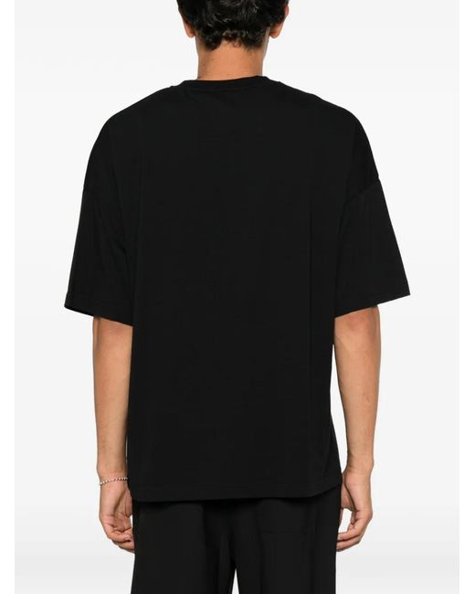 Palm Angels Black Vintage Box Logo Printed Short-Sleeve T-Shirt for men