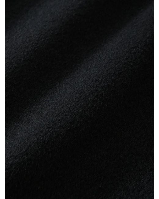 Studio Nicholson Black Mori Double-Breasted Coat