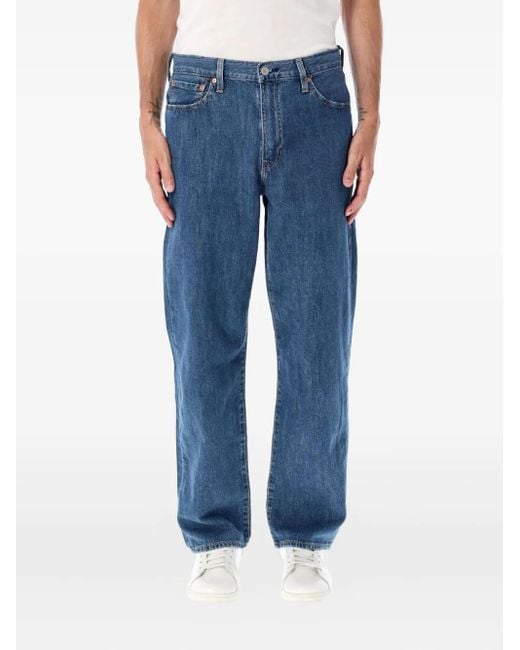 Levi's Blue 568 Baggy Jeans for men