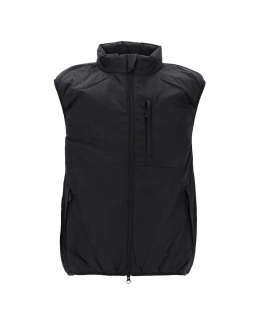 Aspesi Black Jil Zip-Up Gilet for men