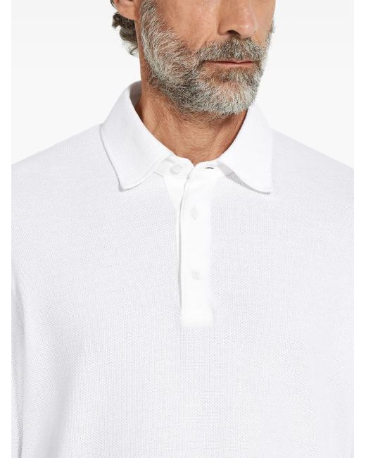 メンズ Zegna ポロシャツ White