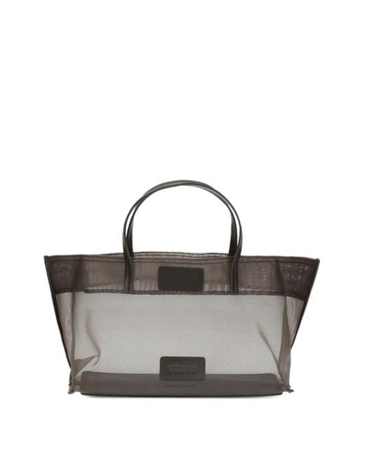 Staud Gray Christos Mini Mesh Tote
