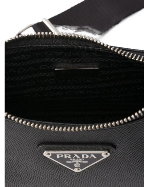 Prada Black Re-Edition 2005 Saffiano-Leather Bag