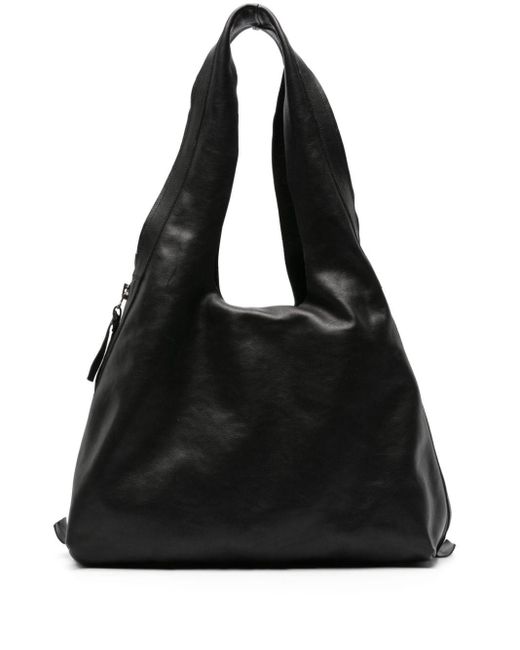 Trippen Black Shopper Leather Shoulder Bag