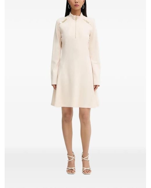 Liu Jo Natural Milano Chain Detail Mini Dress