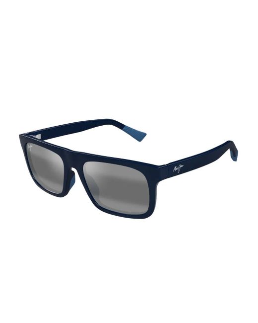 Maui Jim Blue Square-Frame Sunglasses