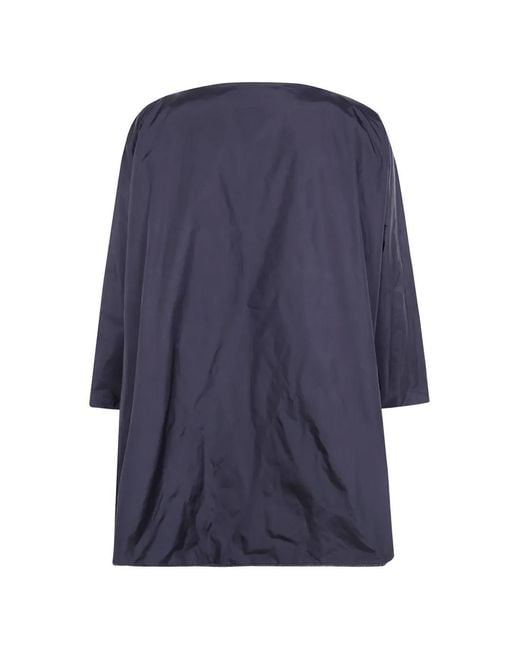 Daniela Gregis Blue Reversible Cashmere Coat