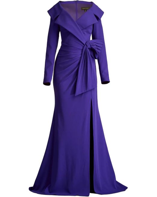 Tadashi Shoji Purple Boleyn Gown