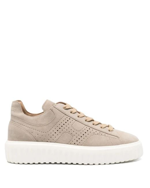 Hogan Pink H-Stripes Sneakers for men