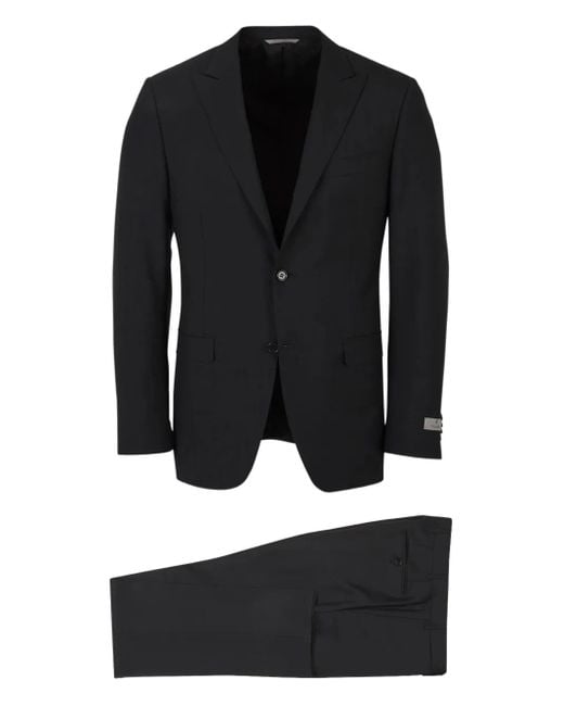 Canali Einreihiger Anzug in Black für Herren