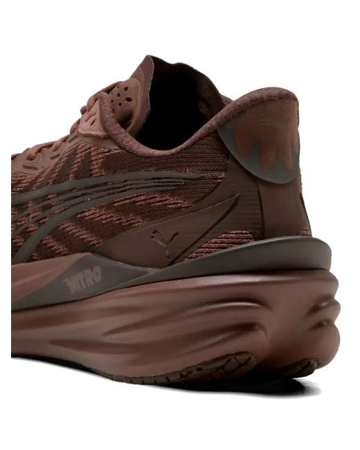 PUMA Brown Nitro Sneakers for men