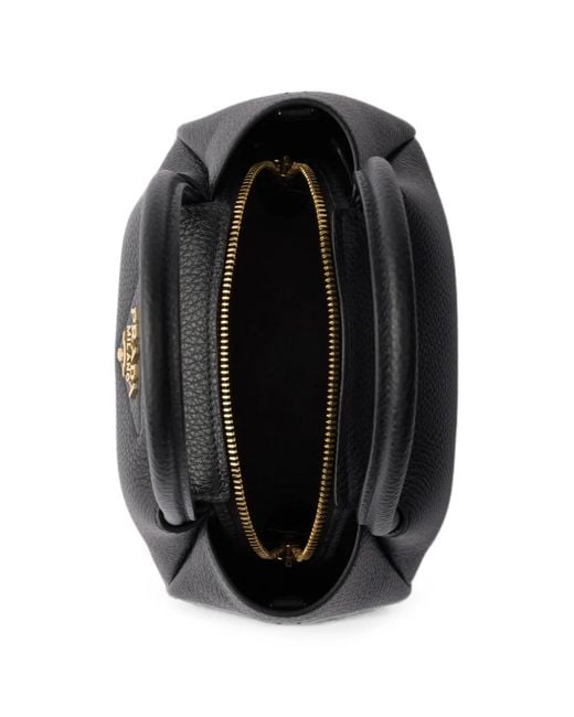 Prada Black Leather Mini Handbag