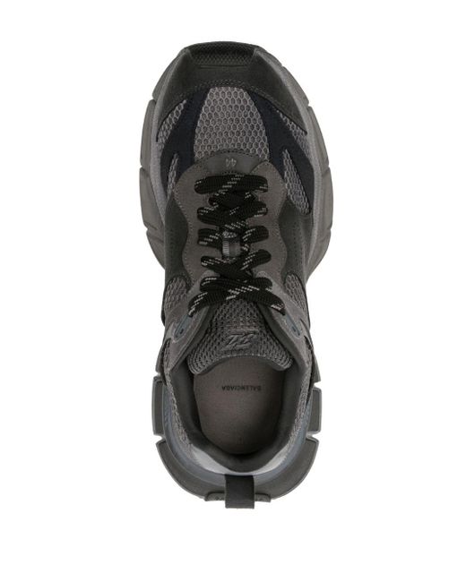 Balenciaga Black 3xl Panelled Sneakers for men