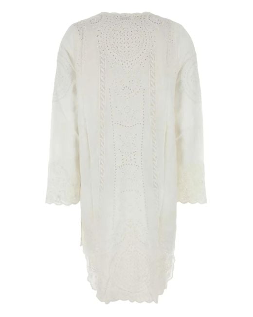 Bode White Belvoir Linen Blouse