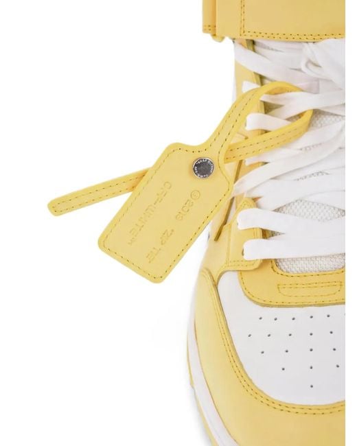 Off-White c/o Virgil Abloh Metallic Out Of Office Touch-Strap Sneakers for men