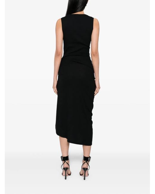 Robe À Ourlet Asymétrique Loewe en coloris Black