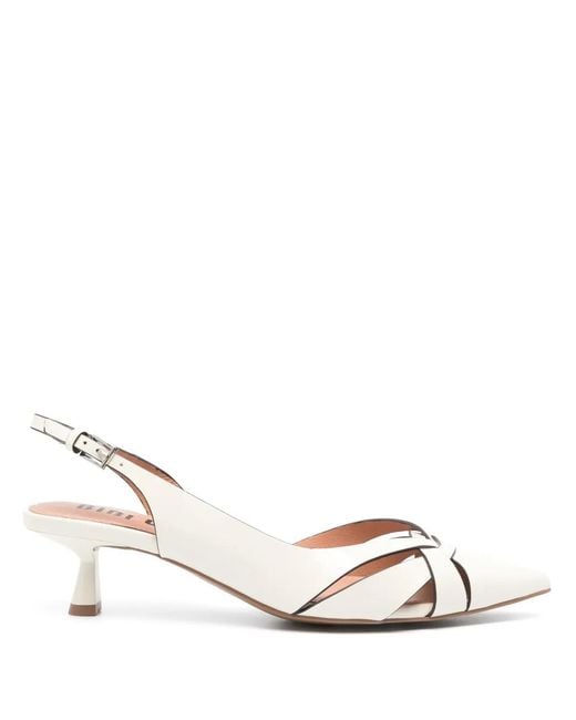 Bibi Lou White 50Mm Nolia Pumps
