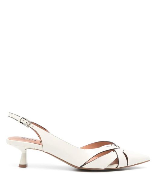 Bibi Lou White 50Mm Nolia Pumps
