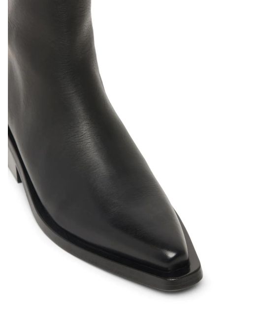 メンズ Marsèll ポインテッドトゥ ブーツ Black