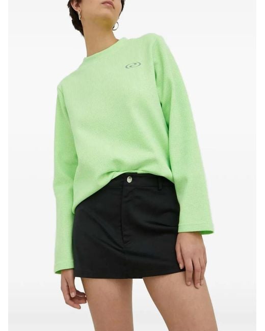 Résumé Green Button-Up Mini Skirt