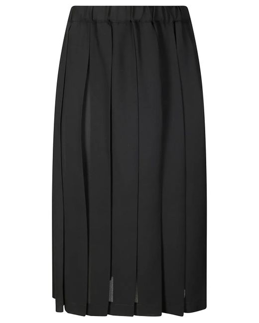 Comme des Garçons プリーツ スカート Black