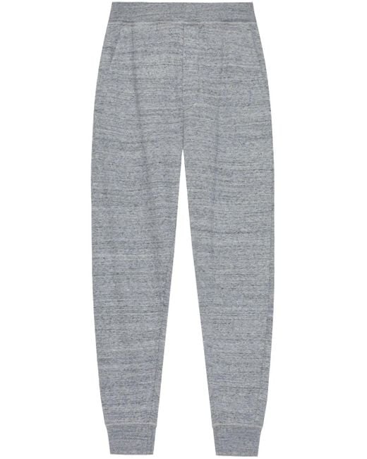 DSquared² Gray Logo-Print Track Pants for men