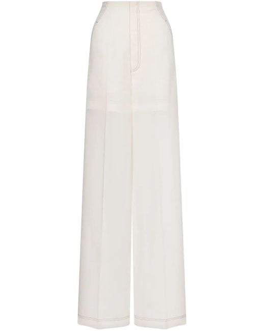 Philosophy Di Lorenzo Serafini White Palazzohose Im Layering-Look