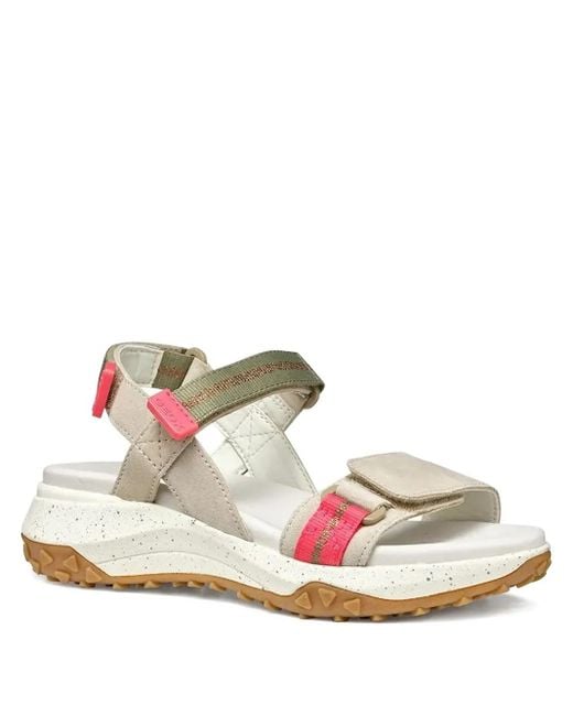 Geox White Sorapis Grip Sandals