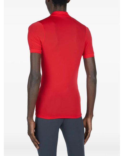 Polo Boutonné À Poche Poitrine Raf Simons pour homme en coloris Red