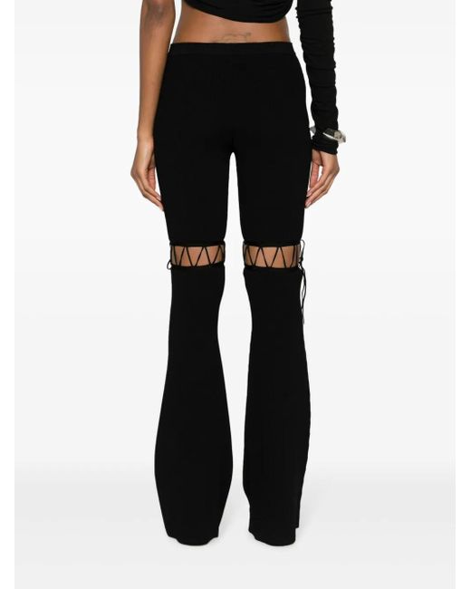 Nensi Dojaka Black Flared Pant