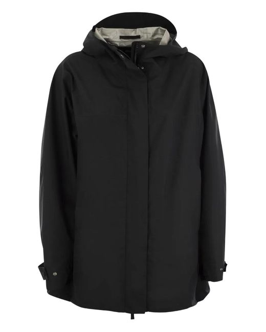 Parka laminar con capucha Herno de color Black
