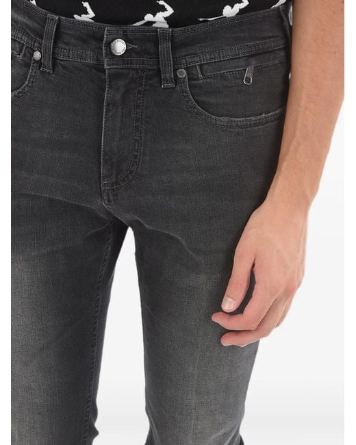 Neil Barrett Black Skinny Fit Faded Jeans 16 Cm for men