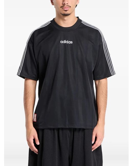 Adidas Black Striped Jersey for men