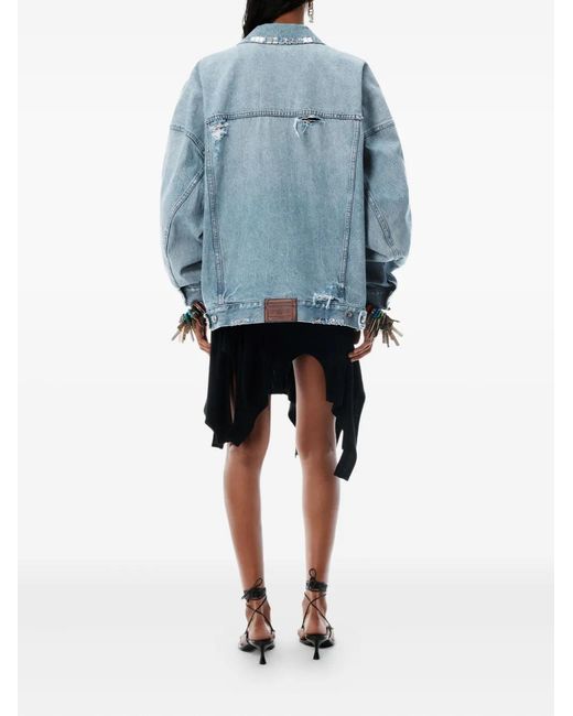 Alexander Wang Blue Denim Jacket