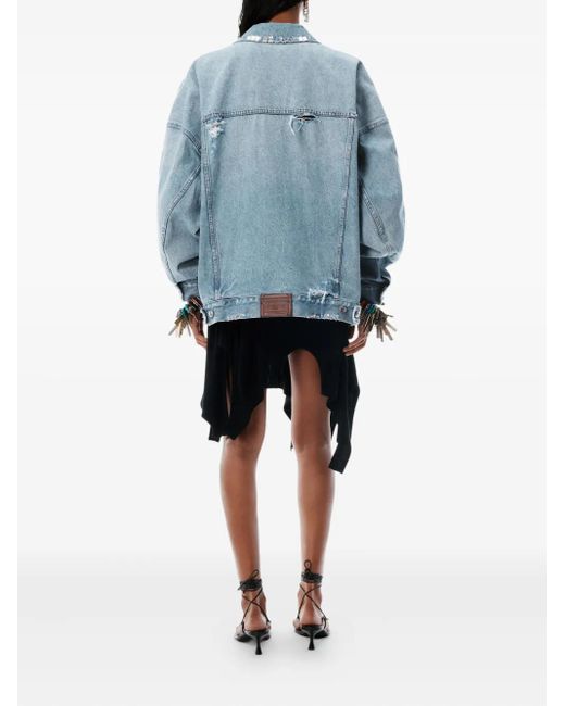 Alexander Wang Blue Klassische Jeansjacke