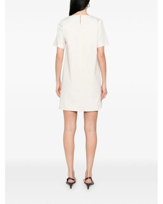 Weekend by Maxmara White Wkdaloa Short-Sleeve Mini Dress