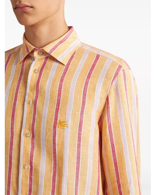 Etro Pink Shirts for men