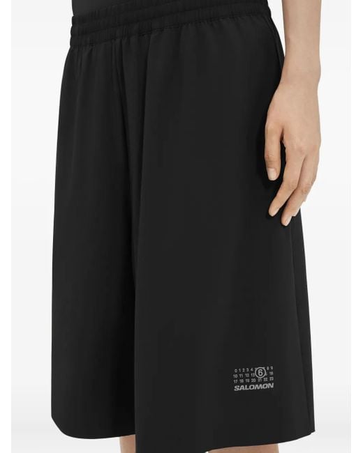 MM6 MAISON MARGIELA X SALOMON Black Mm6 & Salomon Wide Jersey Short