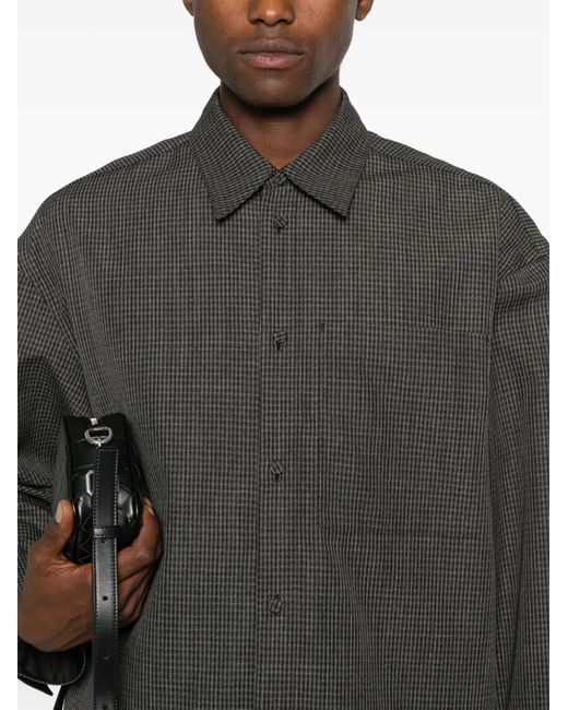 Jil Sander Gestreept Wollen Jack in het Black voor heren