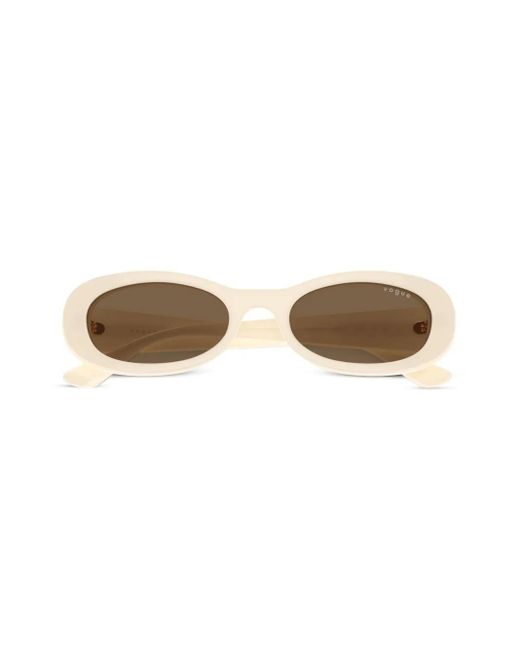 Vogue Eyewear Natural Oval-Frame Sunglasses