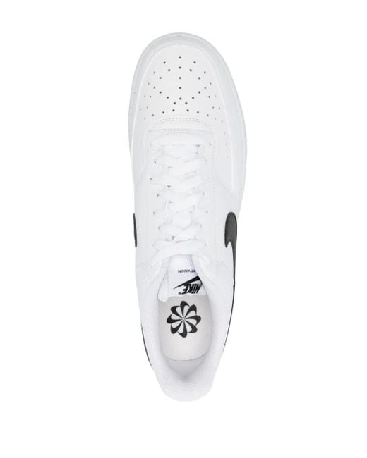 Nike White Court Vision Sneakers for men