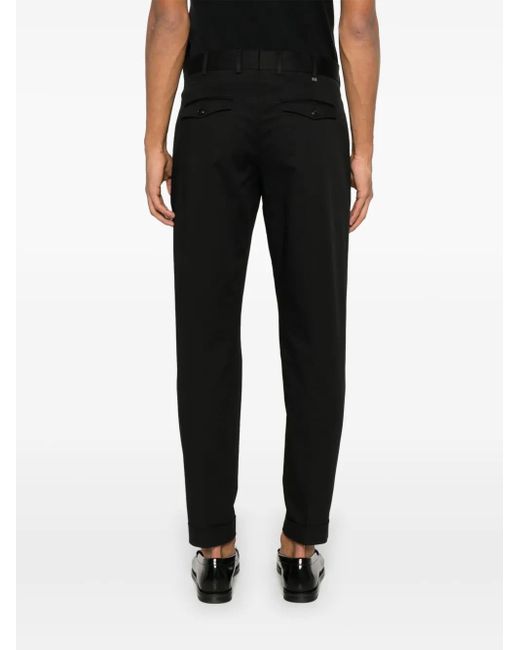 PT Torino Black Edge Trousers for men