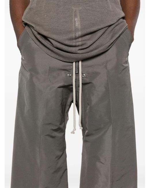 Rick Owens Gray Bela Wide-leg Trousers for men