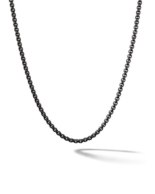 David Yurman Black 2.7mm Box Chain Necklace for men