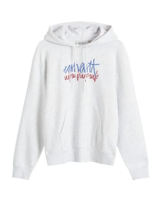 Carhartt Hoodie mit grafischem Print in White für Herren