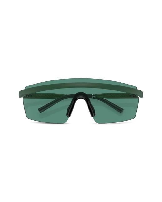 Occhiali Da Sole R-4 A Maschera di Oliver Peoples in Green