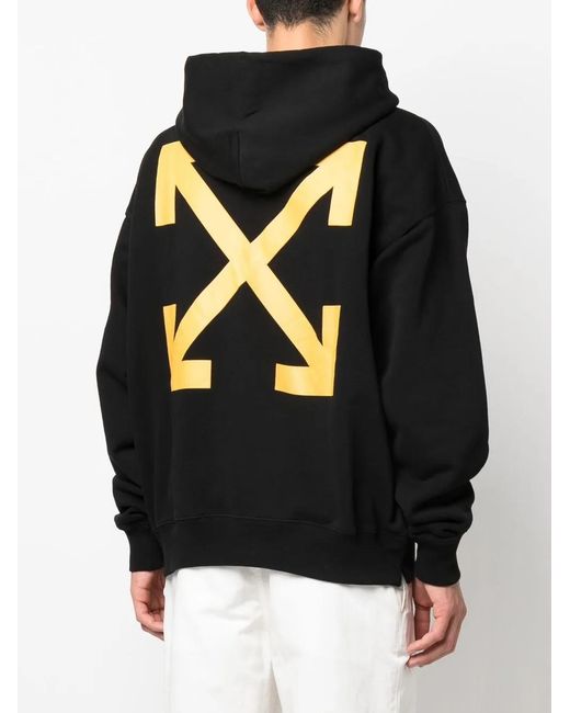 Off-White c/o Virgil Abloh Black Cotton Sweatshirt for men