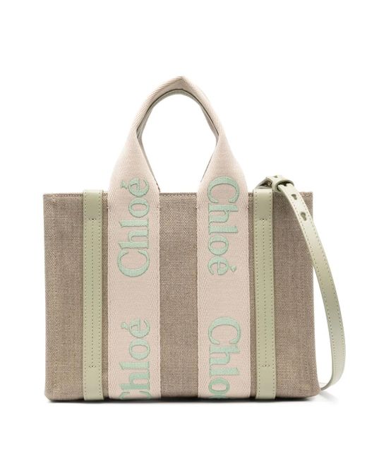 Petit Sac À Main Woody Chloé en coloris Natural